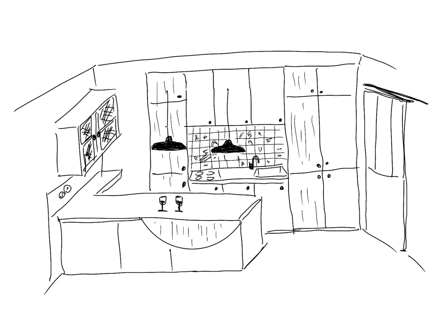 Croquis d’ambiance — Pimp My Kitchen